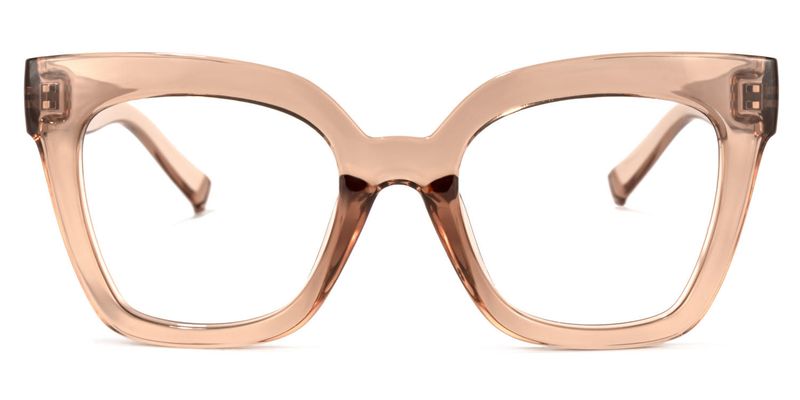 Naila - Square Tawny Stylish Frames | Vooglam