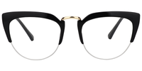 Wild Cateye Eyeglasses│Vooglam Optical Glasses  Angle View