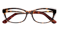 Poppy Rectangle Tortoise Eyeglasses - 1