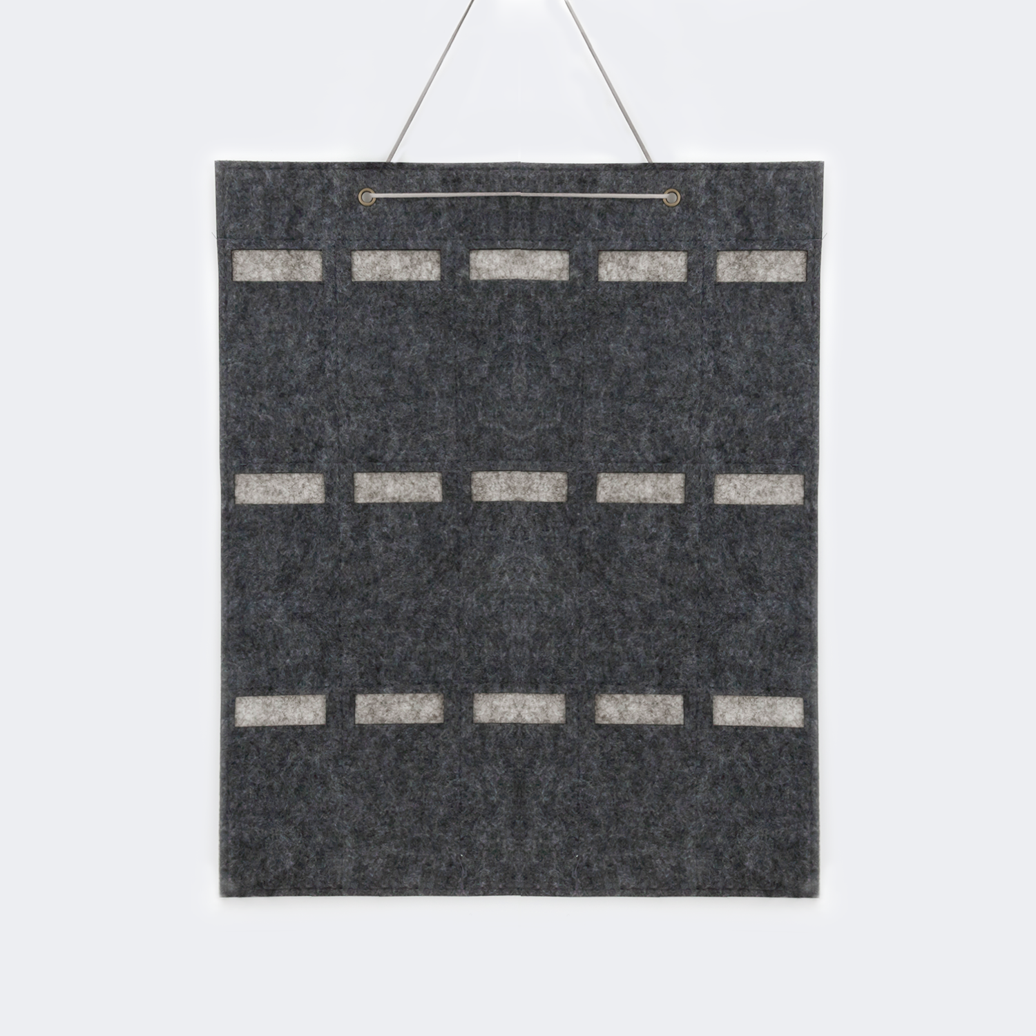 Practical Felt Hanging Organizer Bag | Vooglam.com Front View