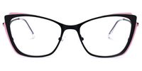 Cat Eye Black Eyeglasses | Vooglam.com Angle View