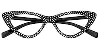 Tiffany Trilateral Black Eyeglasses - 1