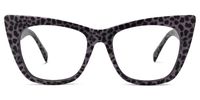 Cat Eye Purple Eyeglasses | Vooglam.com Angle View
