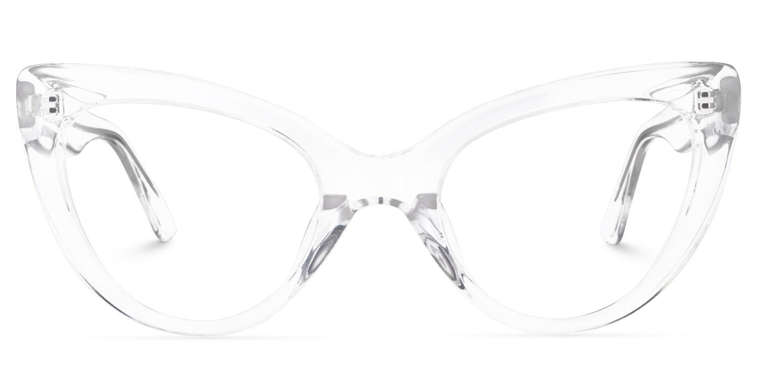 

Griselda - Cat Eye Crystal Eyeglasses