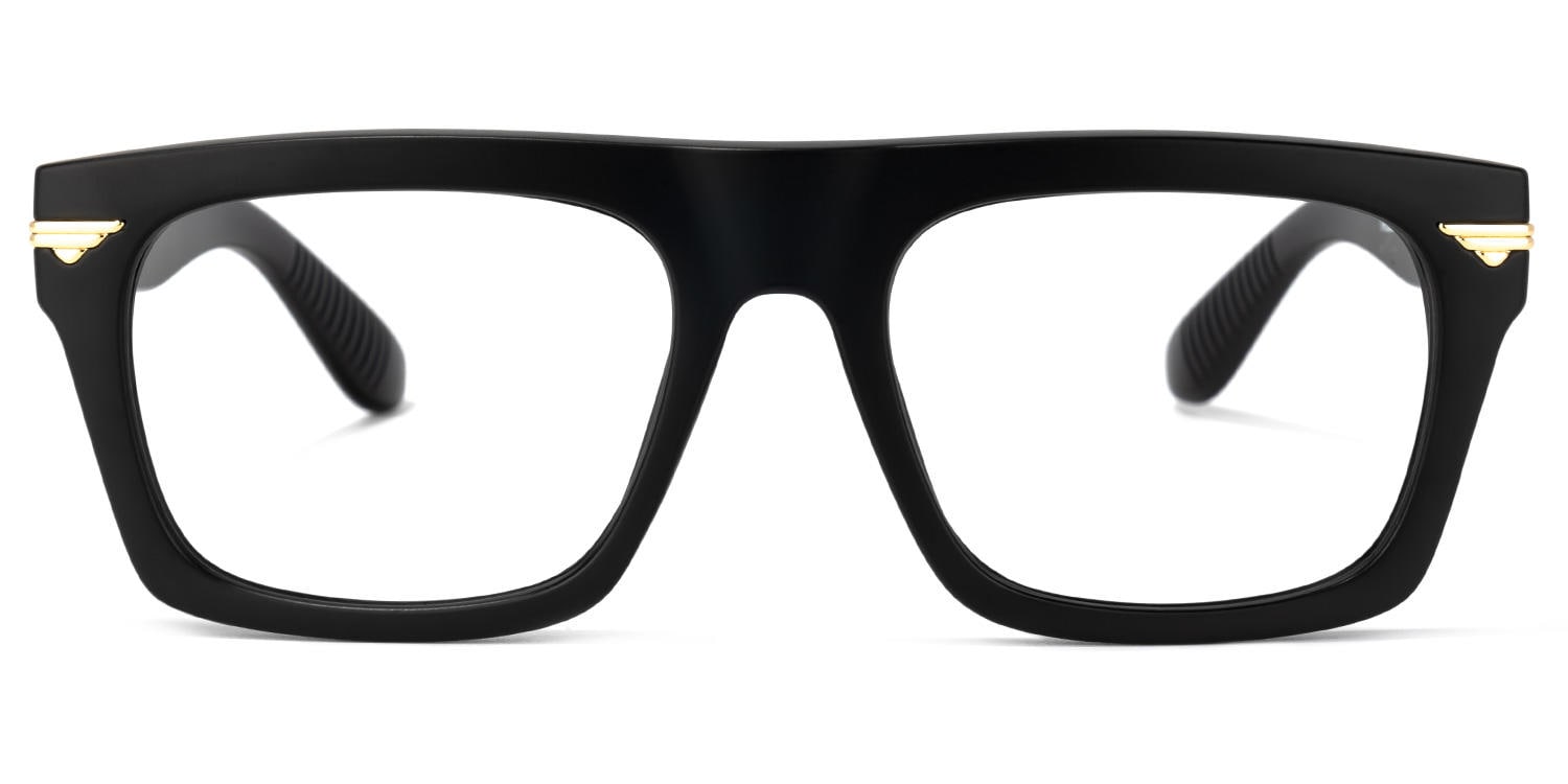 Penney Rectangle Black Eyeglasses Vooglam