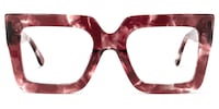 Charisse - Square Wine/Red Eyeglasses - 1