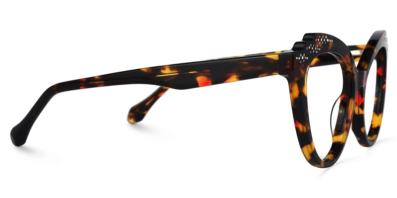 Cat Eye Tortoise Eyeglasses | Vooglam.com 4
