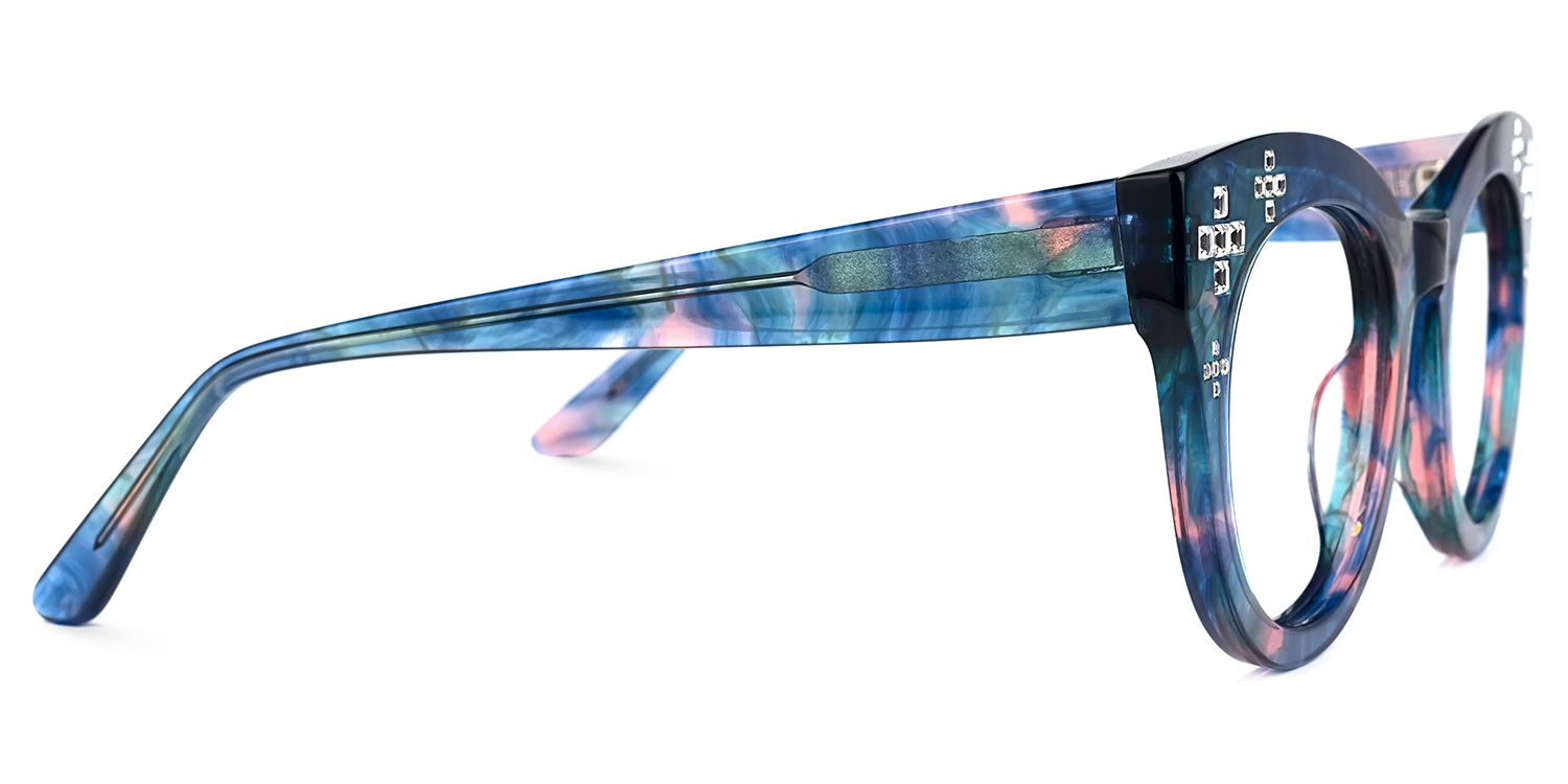 Dembo - Round Floral Eyeglasses product detail 4