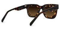 Square Tortoise Sunglasses | Vooglam.com Side View