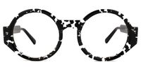 Andisita - Round Black Eyeglasses | Vooglam Angle View