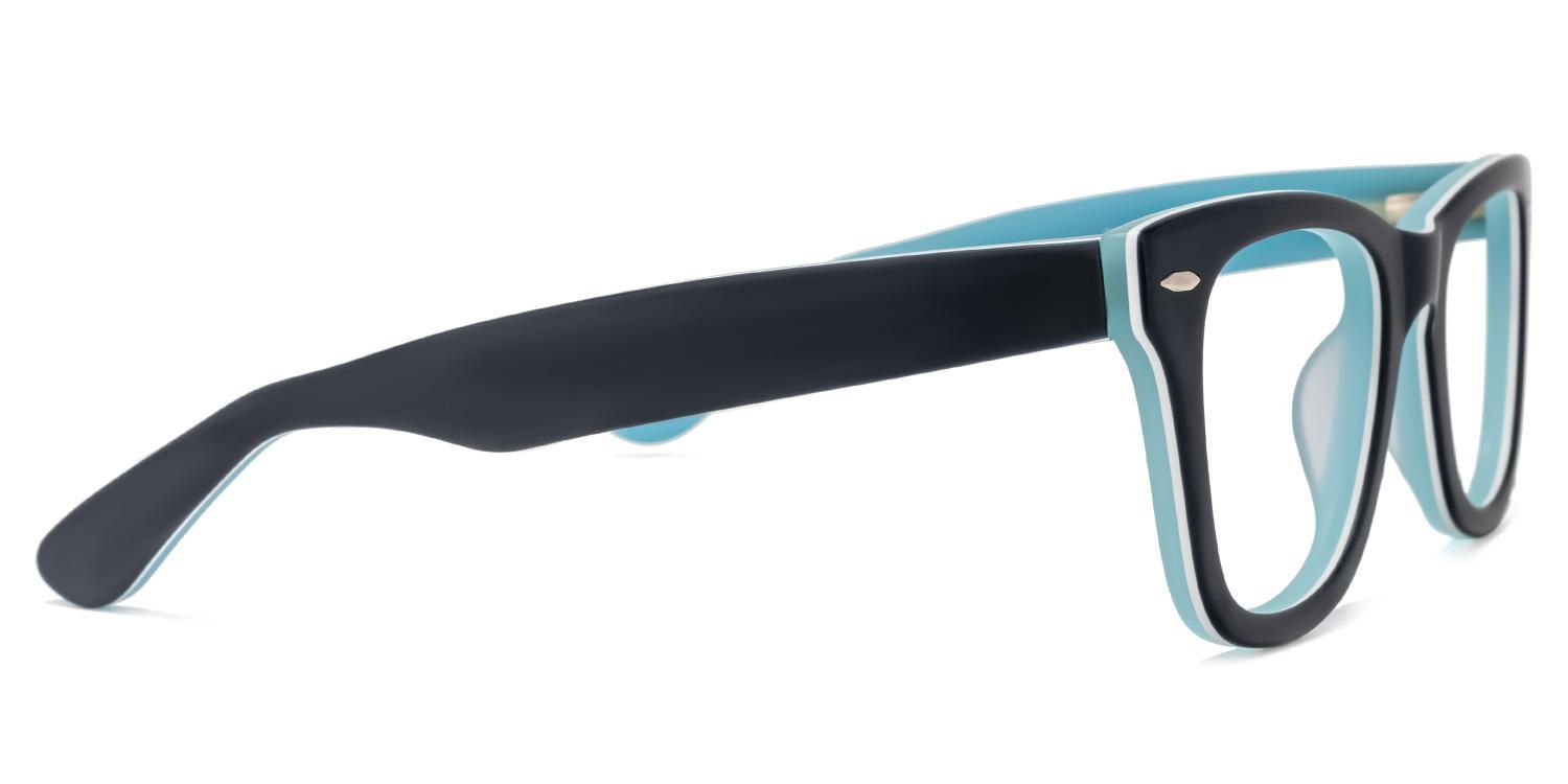 Rectangle Black Eyeglasses | Vooglam.com 4