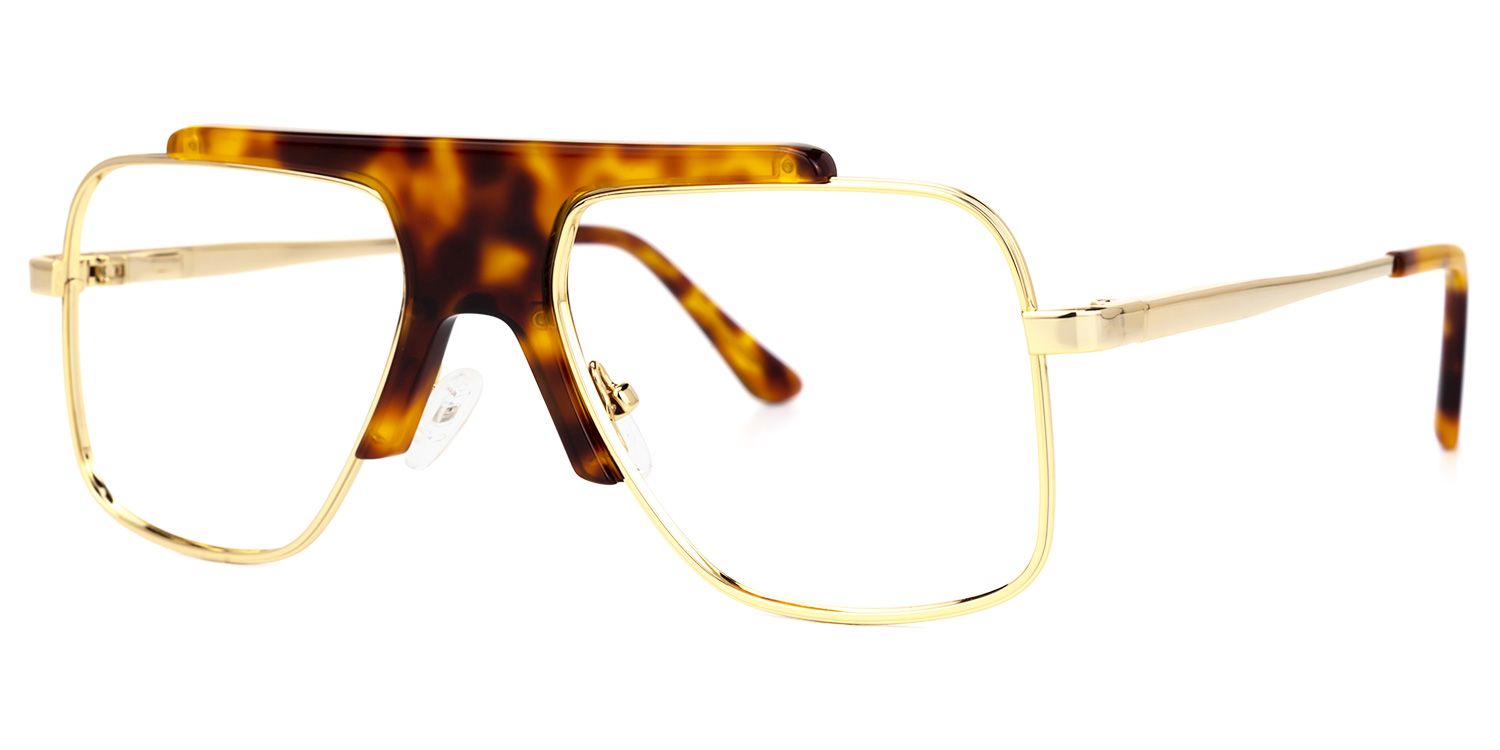 Frazier - Aviator Tortoise Eyeglasses | Vooglam Front View