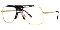 Frazier - Aviator Multicolor Eyeglasses | Vooglam Front View