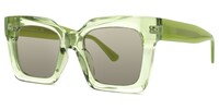 Marilu - Rectangle Green Sunglasses - 2