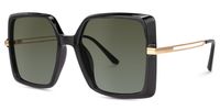 Shawanda - Square Black Sunglasses - 2