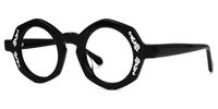 Barillas - Geometric Black Eyeglasses | Vooglam Front View