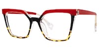Achelous - Cat Eye Red/Tortoise Eyeglasses - 2