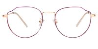 Vogue Metal Purple Cat Eyeglasses | Vooglam Optical Front View