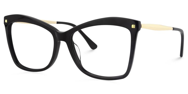 Libby - Butterfly Black Eyeglasses