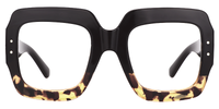 Abigail - Square Tortoise Eyeglasses - 1