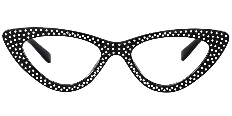Tiffany Trilateral Black Eyeglasses glasses