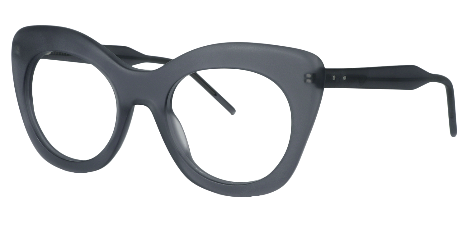 Unique Butterfly Grey Eyeglasses│Vooglam Optical Glasses Front View