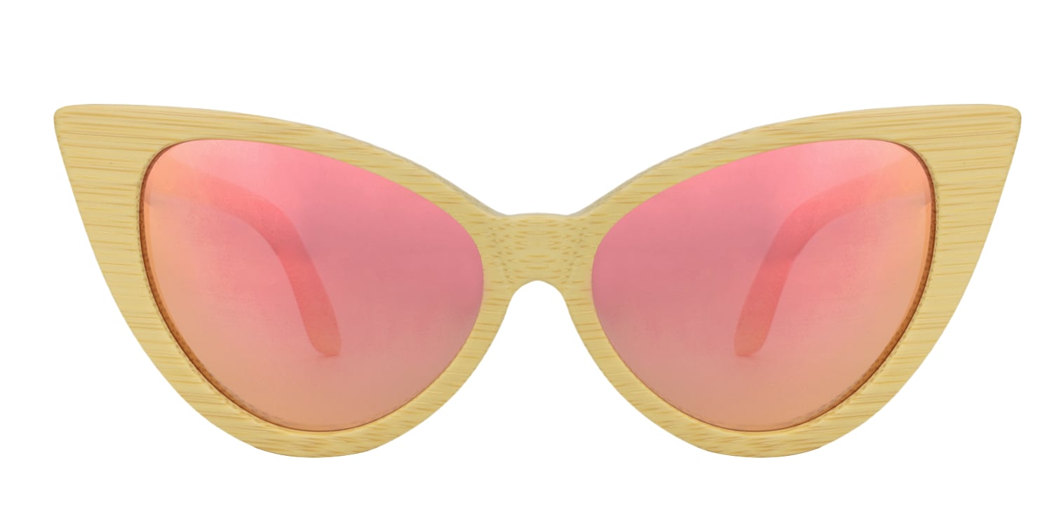 Dodie - Cat Eye Champagne Sunglasses - 1