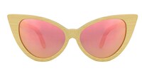 Dodie - Cat Eye Champagne Sunglasses  - 1