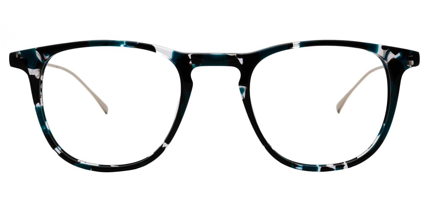 Burnet Square Blue/Black Eyeglasses - 1