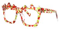 Wilhelmina - Geometric Crystal/Floral Eyeglasses - 2