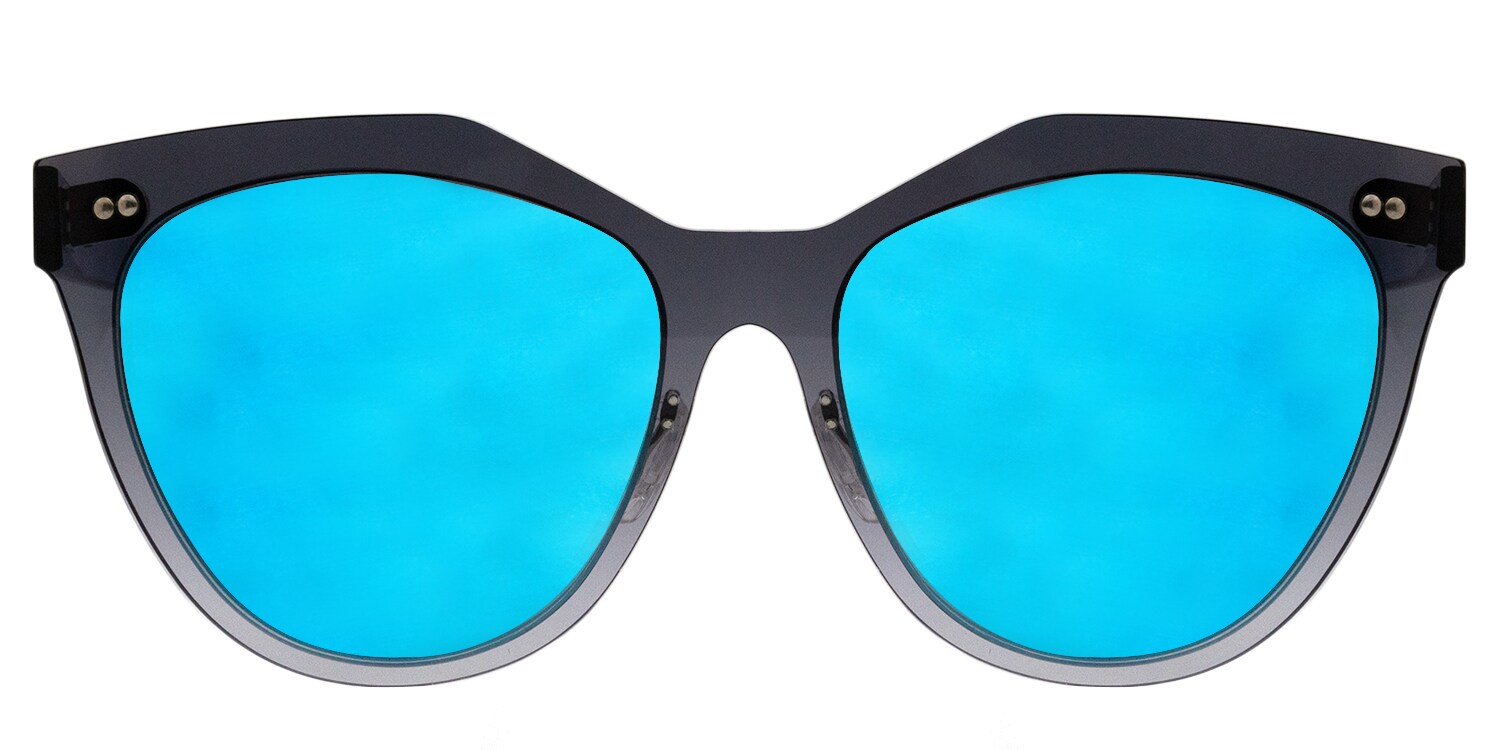 Sutton - Geometric Grey Sunglasses - 1