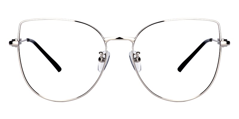 Angela Silver Cat Eye Glasses glasses