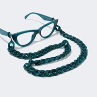 Twist Link Peacock/Blue Glasses Chains | Vooglam.com Angle View