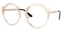 Norene Vintage Round Glasses with Elegant Filigree Design Front View