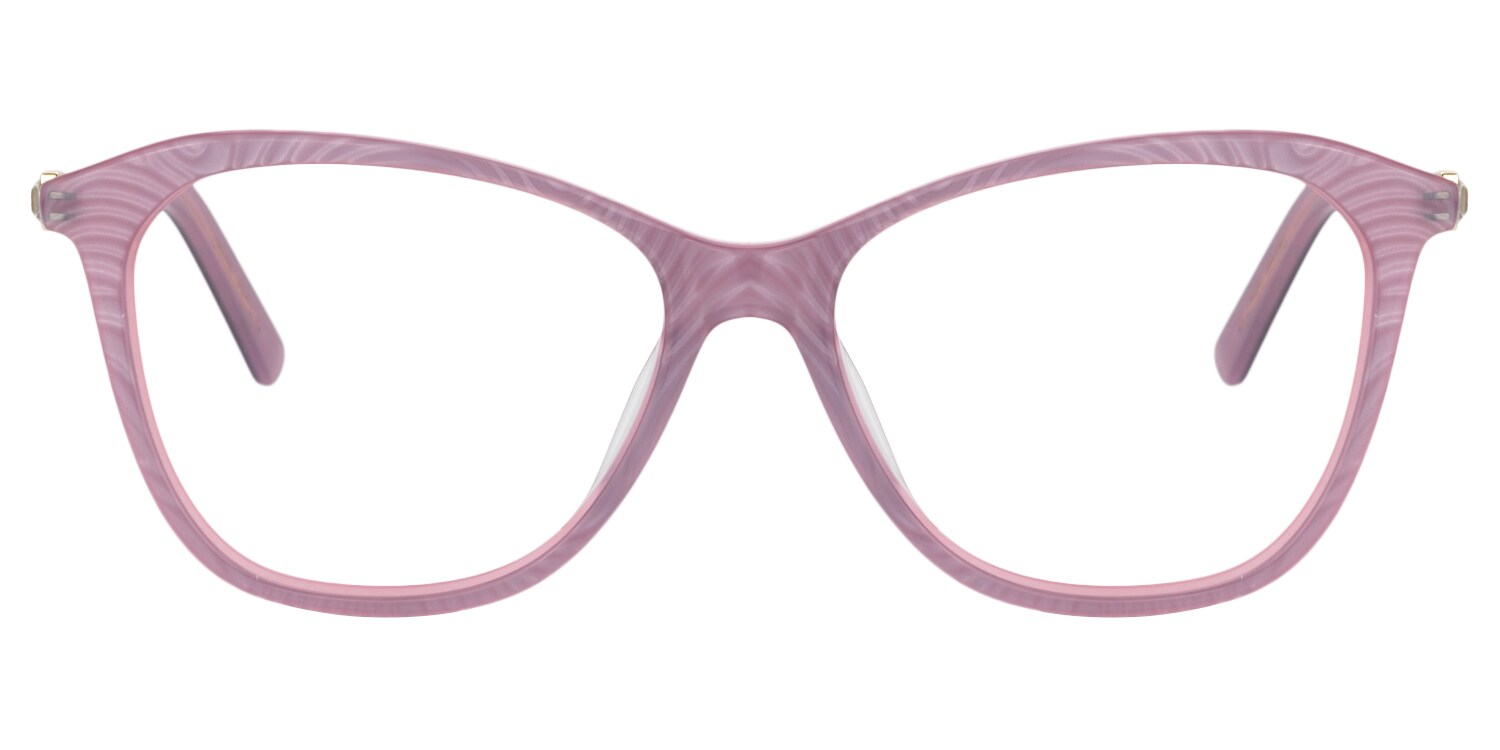 Angelou Rectangle Light/Purple Eyeglasses - 1