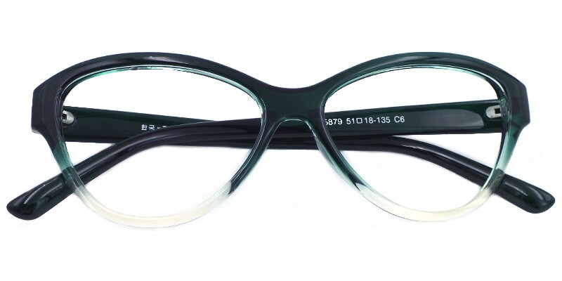 Barbara Windsor Green Cat Eye Glasses glasses