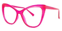 Haylie - Cat Eye Bright/Pink Eyeglasses - 2