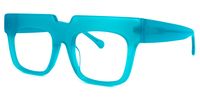 Rectangle Blue Eyeglasses | Vooglam.com Front View