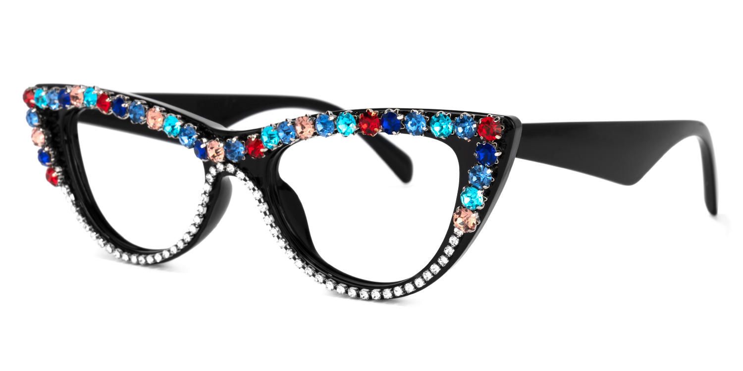 Cathleen - Cat Eye Colorful Eyeglasses | Vooglam Front View