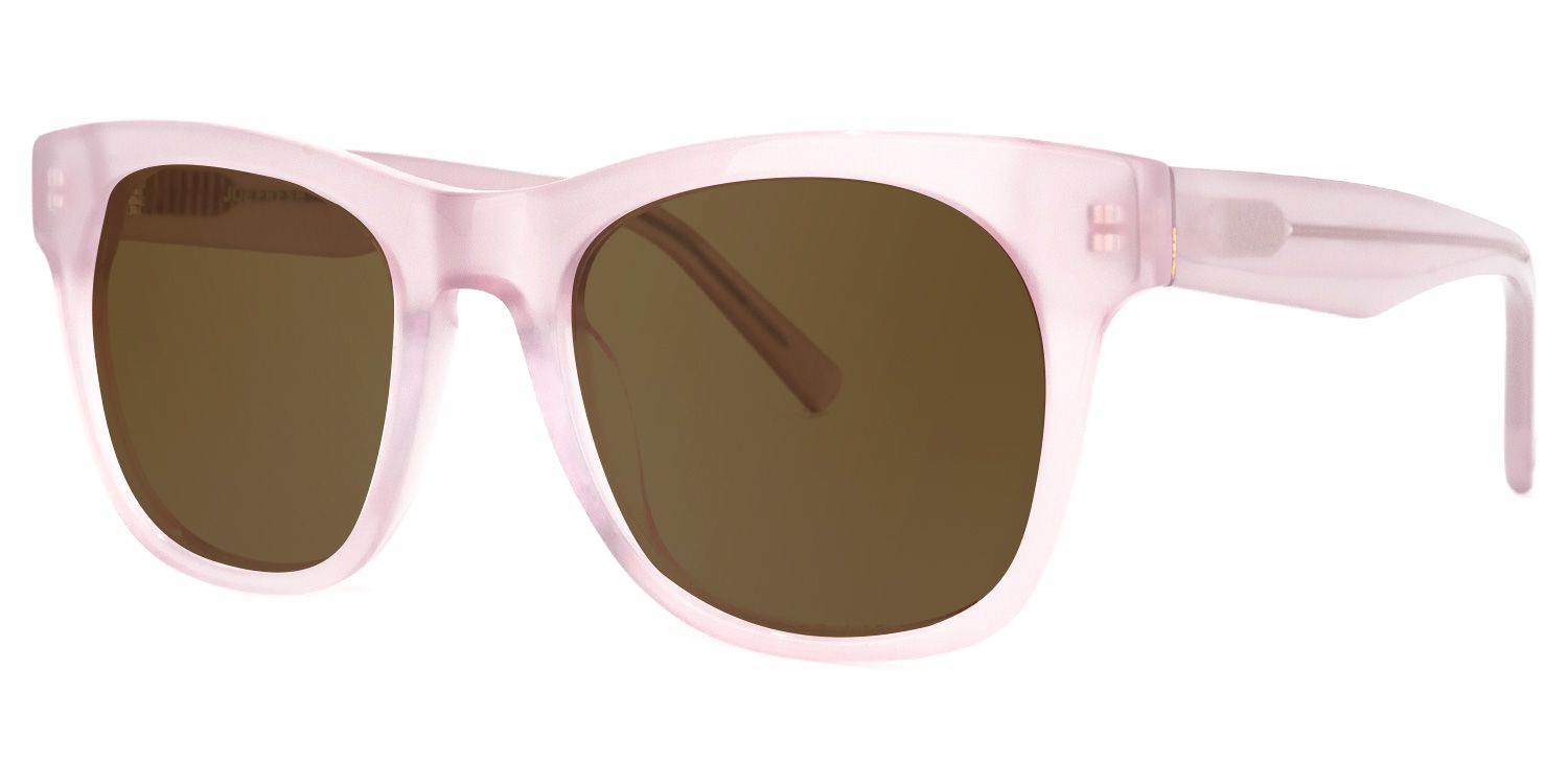 Square Pink Sunglasses | Vooglam.com Front View