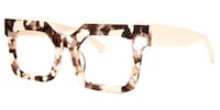 Canela - Rectangle Black/Tortoise Eyeglasses - 2