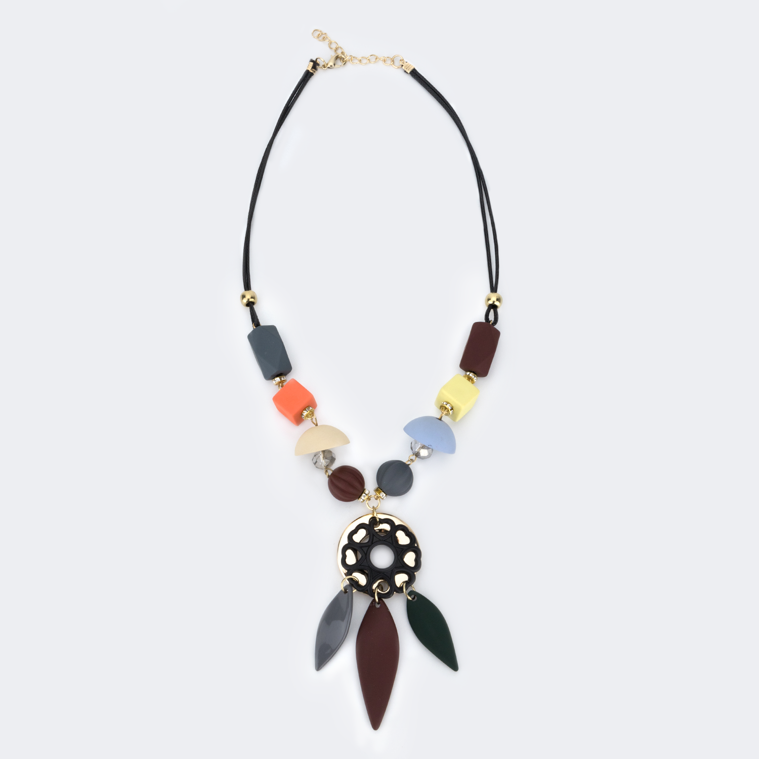 Vintage Dream Catcher Necklace by Vooglam.com - Front View