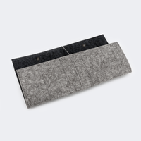 Practical Felt Hanging Organizer Bag | Vooglam.com Side View