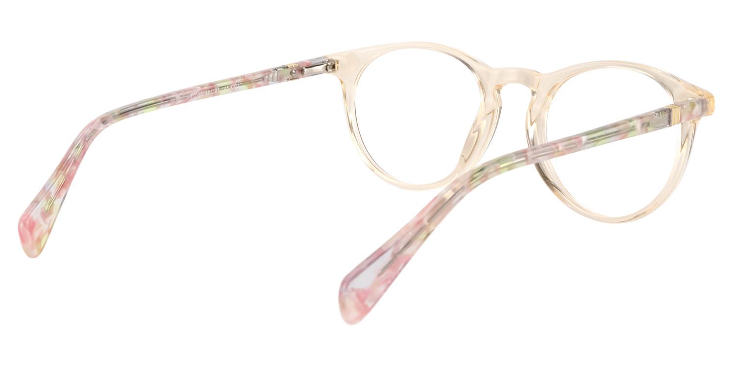 Sabine Round Champagne Eyeglasses product detail 4