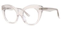 Cat Eye Crystal Eyeglasses | Vooglam.com Front View