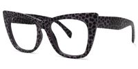 Cat Eye Purple Eyeglasses | Vooglam.com Front View