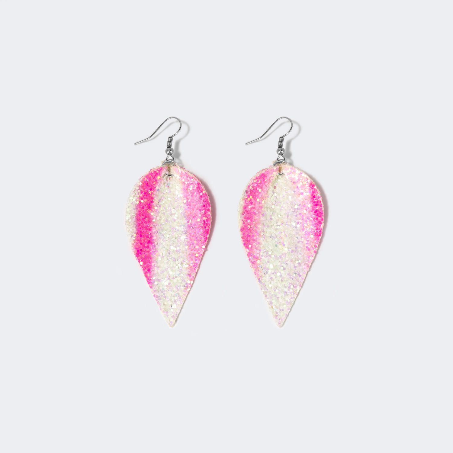 Mermaid Tail Pierced Earrings by Vooglam.com - Front View