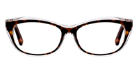 Poppy Rectangle Tortoise Eyeglasses - 2