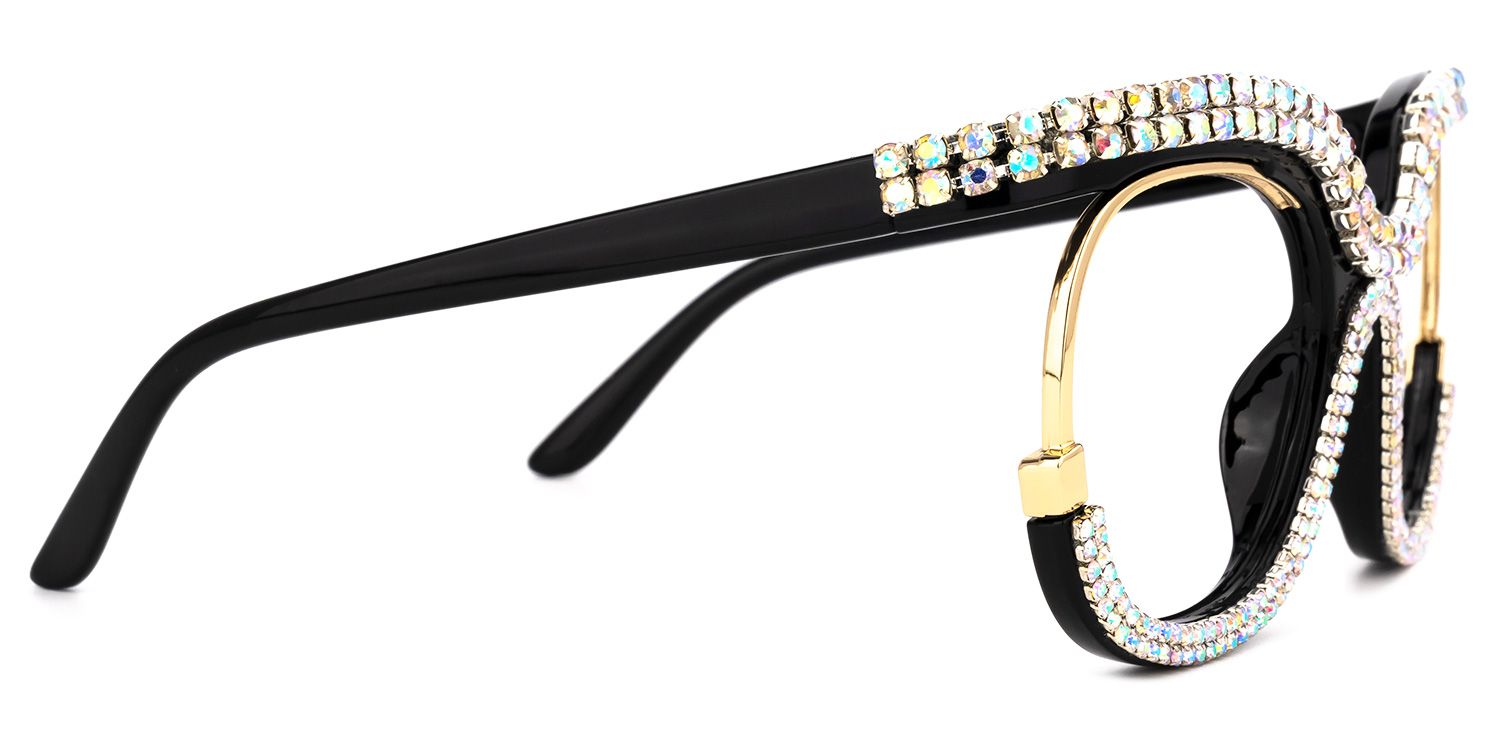 Mancha - Dazzling Camp Style Bling Glasses | Vooglam 4