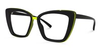 Arhelo - Rectangle Black Eyeglasses - 2